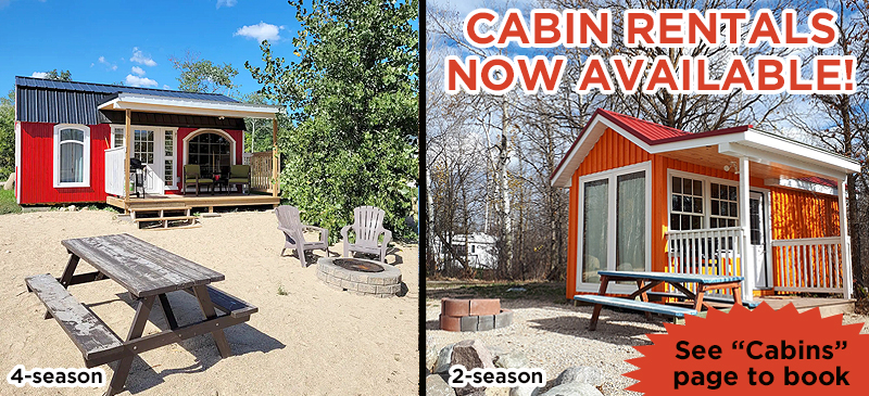 Cabin Rentals now Available!